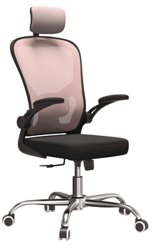 Fotel obrotowy ATIO - Różowy