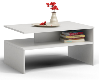 Stolik kawowy ława TEXAS - Biel Mat