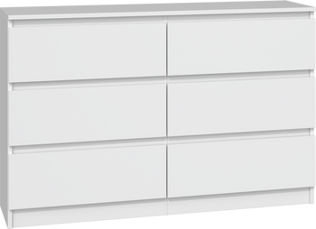 Komoda MALWIN S6 120CM - Biel Mat