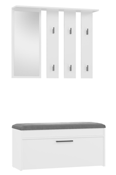 Garderoba przedpokojowa LARMA - Biel Mat