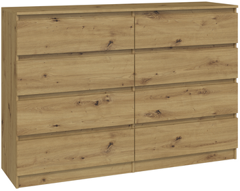 Komoda MALWIN S8 140CM - Dąb Artisan