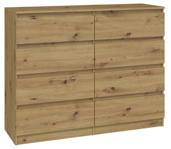 Komoda MALWIN S8 120CM - Dąb Artisan