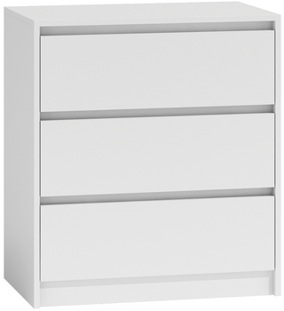 Komoda CHARLES P3 - Biel Mat