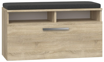 Szafka na obuwie z siedziskiem IVARO - Dąb Sonoma