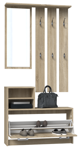 Garderoba przedpokojowa BARTEK - Dąb Sonoma