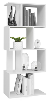 Regał stojący ATINO - Biel Mat