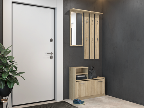 Garderoba przedpokojowa BARTEK - Dąb Sonoma